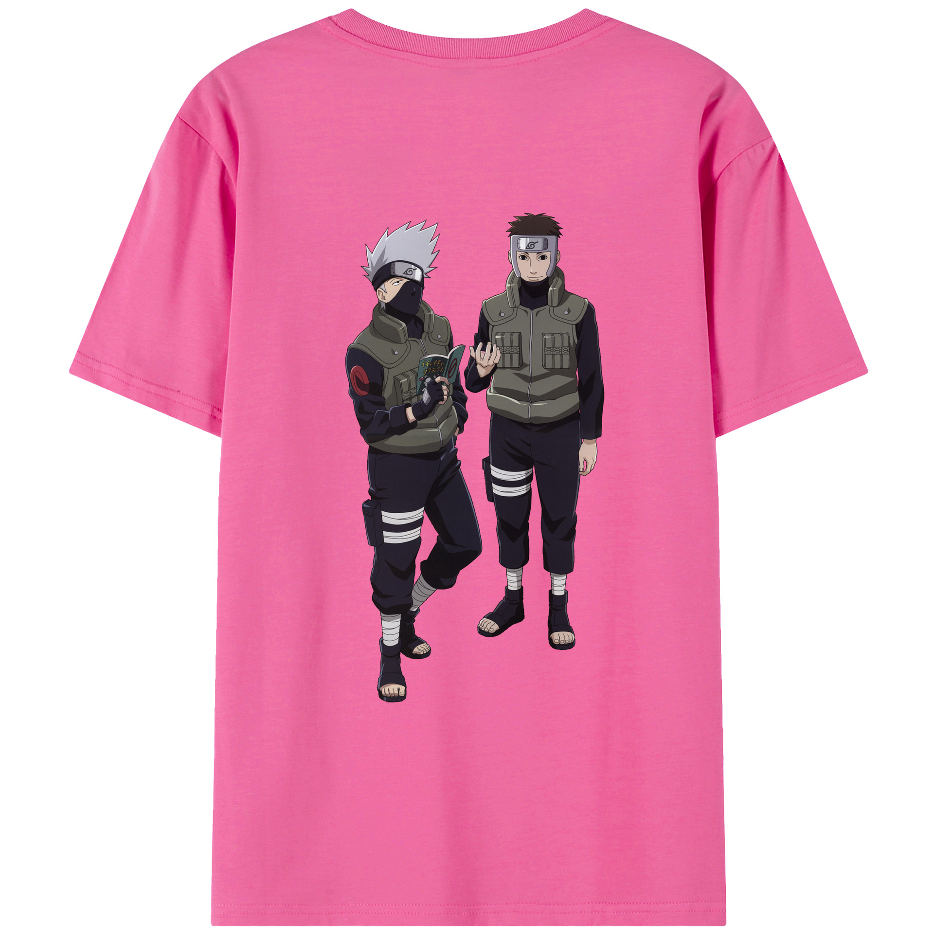 （画像用） NARUTO -ナルト- はたけ カカシ Hatake Kakashi レディース半袖Tシャツ(バックプリント)
